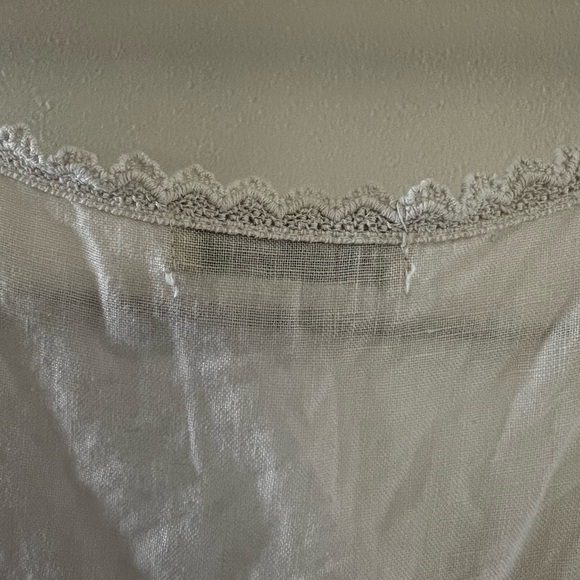 Terzo Millennio Cream Sleeveless Linen Dress size LX - Picture 6 of 8